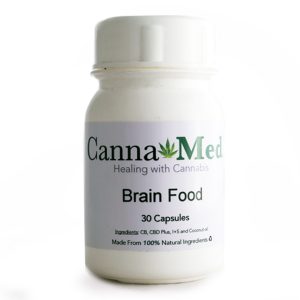 Brain Food over 30 Capsules (CBD, CBD Plus Sativa/Indica Blend)